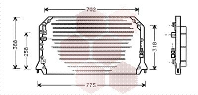 VAN WEZEL Kondensaator,kliimaseade 53005254